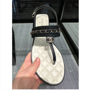 샤넬 Chanel CC로고 메탈체인 플랏